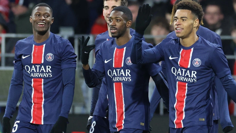 Sự kết hợp ma thuật giữa Ousmane Dembélé và Bradley Barcola khiến mọi hàng thủ phải run sợ.