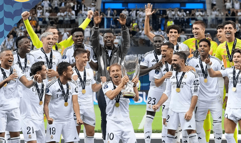 Real Madrid hiện là đội bóng giàu thành tích nhất tại Siêu cúp châu Âu.